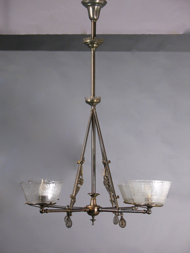 4-light East lake Gas Chandelier